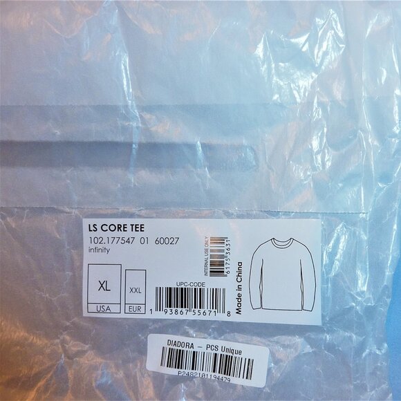 Diadora Running Workout Shirt Long-Sleeved - Picture 6 of 7